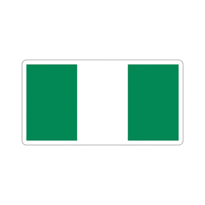 Flag of Nigeria STICKER Vinyl Die-Cut Decal 4 Inch - The Sticker Space
