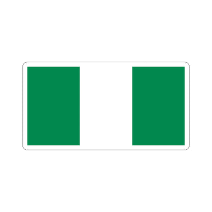 Flag of Nigeria STICKER Vinyl Die-Cut Decal-5 Inch-The Sticker Space