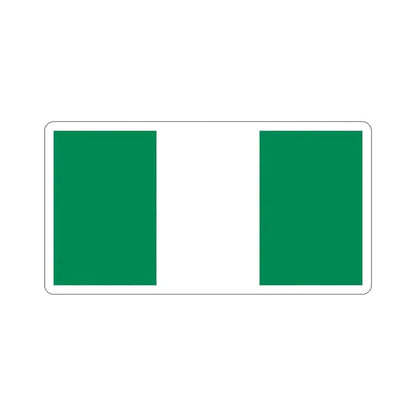 Flag of Nigeria STICKER Vinyl Die-Cut Decal 5 Inch - The Sticker Space