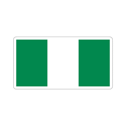 Flag of Nigeria STICKER Vinyl Die-Cut Decal-6 Inch-The Sticker Space