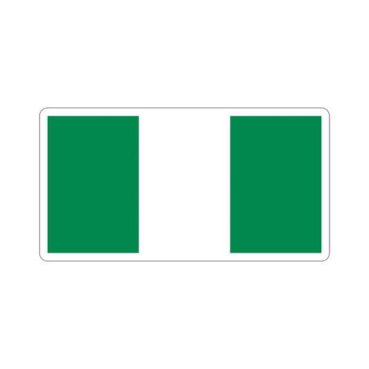 Flag of Nigeria STICKER Vinyl Die-Cut Decal-6 Inch-The Sticker Space