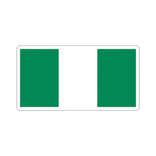 Flag of Nigeria STICKER Vinyl Die-Cut Decal 6 Inch - The Sticker Space