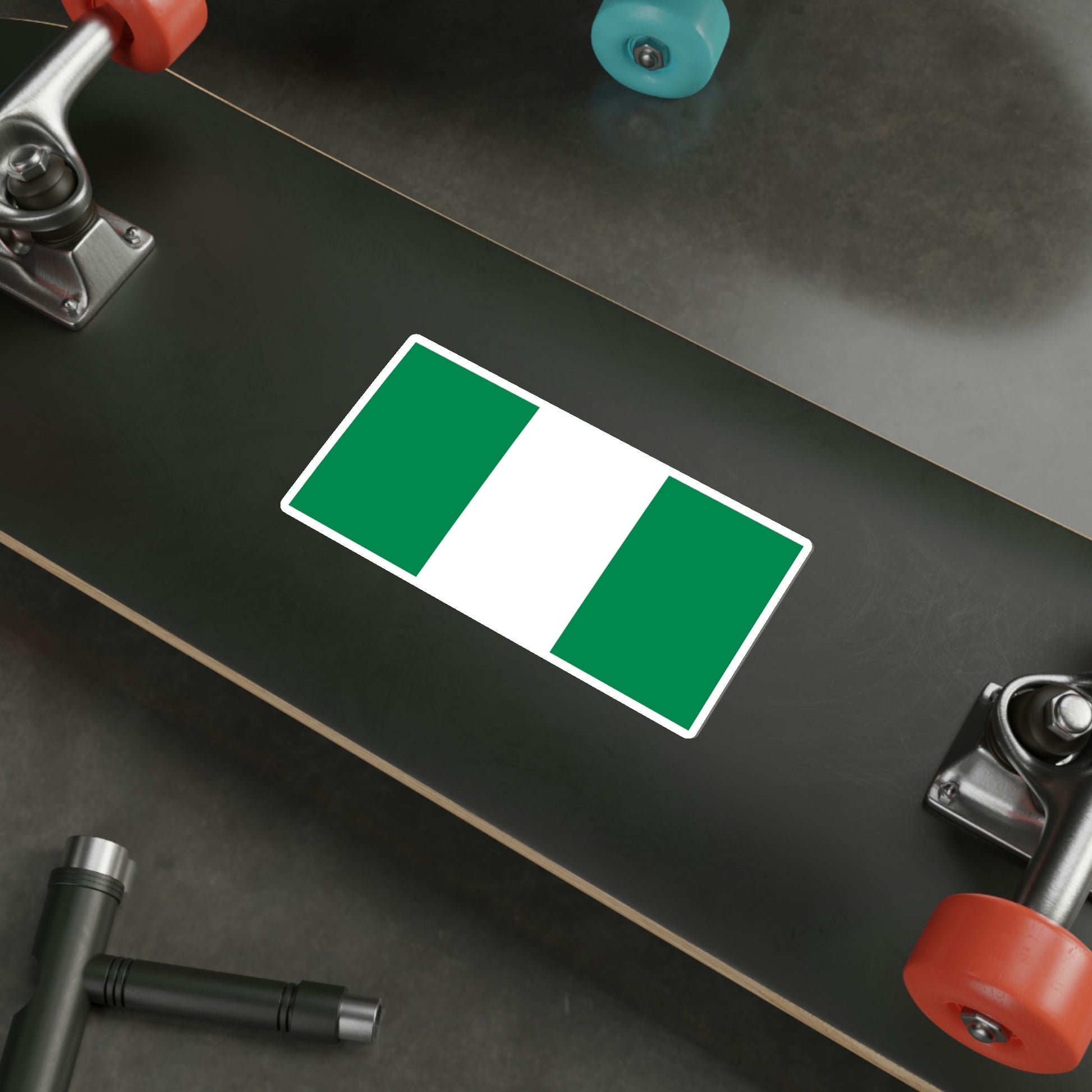 Flag of Nigeria STICKER Vinyl Die-Cut Decal-The Sticker Space