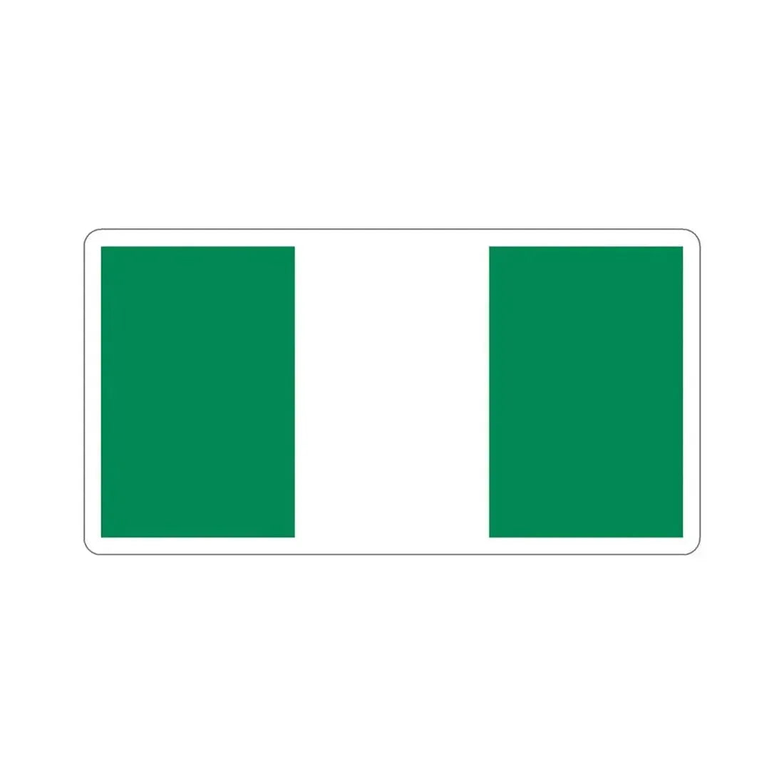 Flag of Nigeria STICKER Vinyl Die-Cut Decal - The Sticker Space