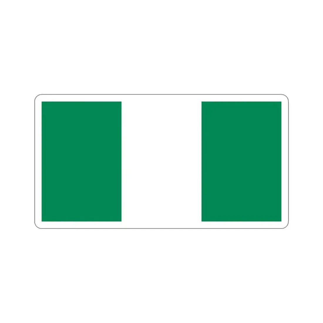 Flag of Nigeria STICKER Vinyl Die-Cut Decal - The Sticker Space