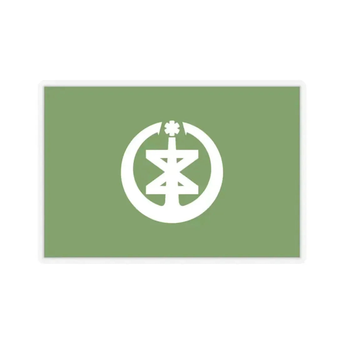 Flag of Niigata Niigata Japan - STICKER Vinyl Kiss-Cut Decal 2 Inch Transparent - The Sticker Space