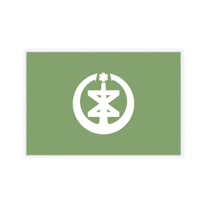 Flag of Niigata Niigata Japan - STICKER Vinyl Kiss-Cut Decal 3 Inch Transparent - The Sticker Space