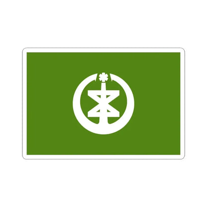 Flag of Niigata Niigata Japan - STICKER Vinyl Kiss-Cut Decal 3 Inch White - The Sticker Space