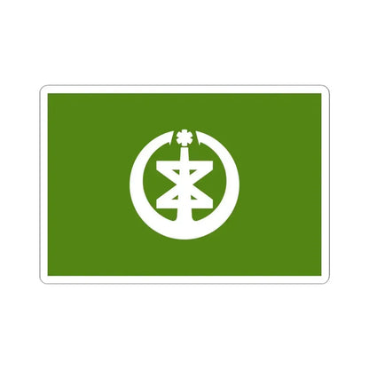 Flag of Niigata Niigata Japan - STICKER Vinyl Kiss-Cut Decal 4 Inch White - The Sticker Space