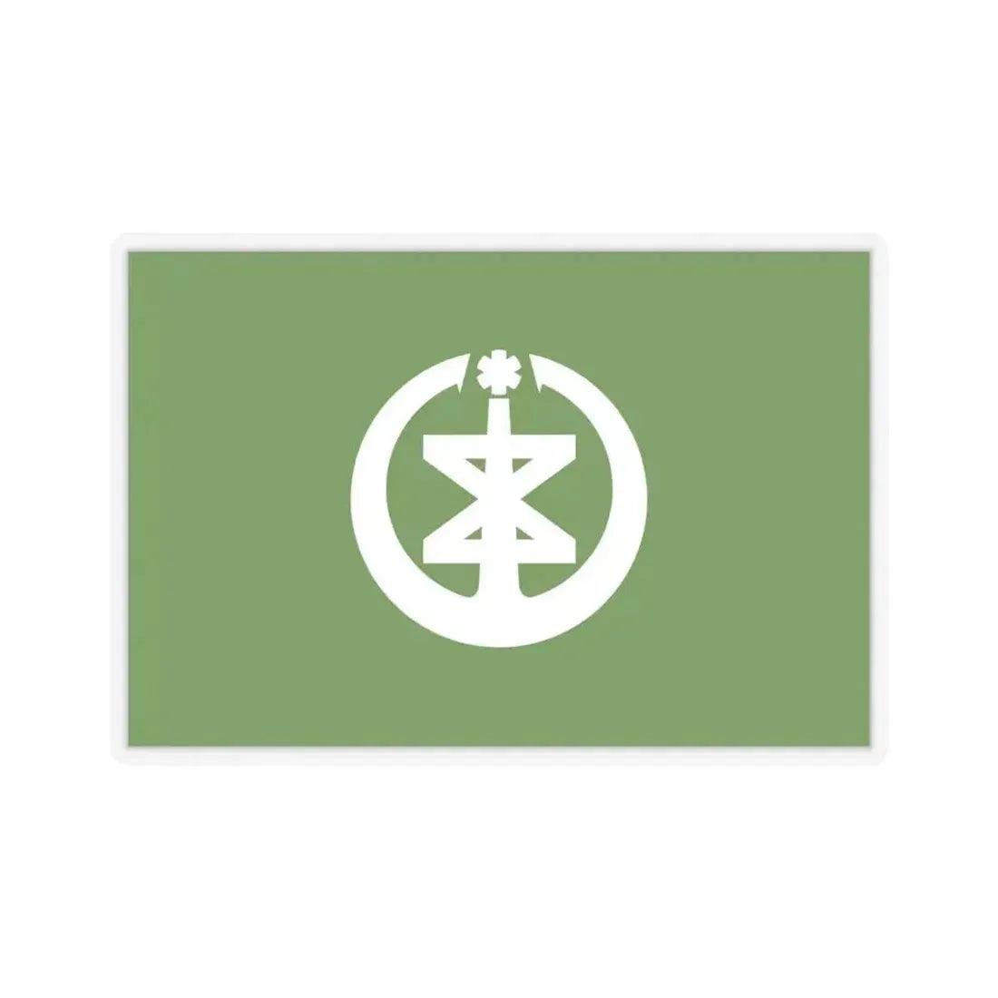 Flag of Niigata Niigata Japan - STICKER Vinyl Kiss-Cut Decal 6 Inch Transparent - The Sticker Space