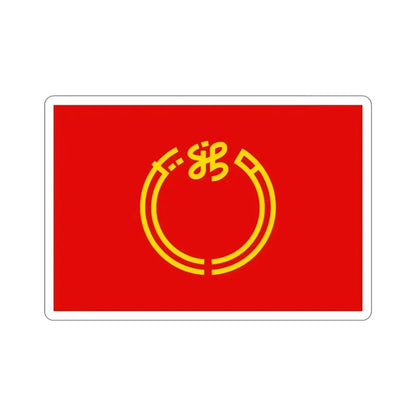 Flag of Niigata Prefecture Japan STICKER Vinyl Die-Cut Decal 5 Inch - The Sticker Space