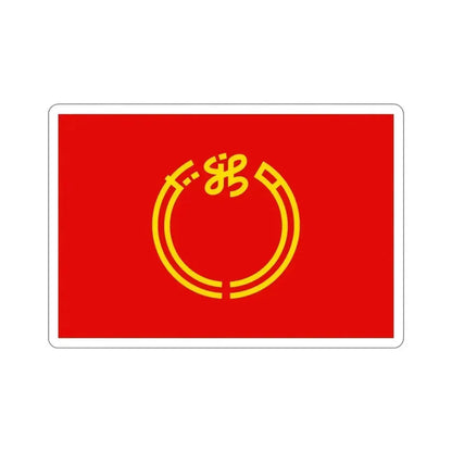 Flag of Niigata Prefecture Japan STICKER Vinyl Die-Cut Decal 6 Inch - The Sticker Space