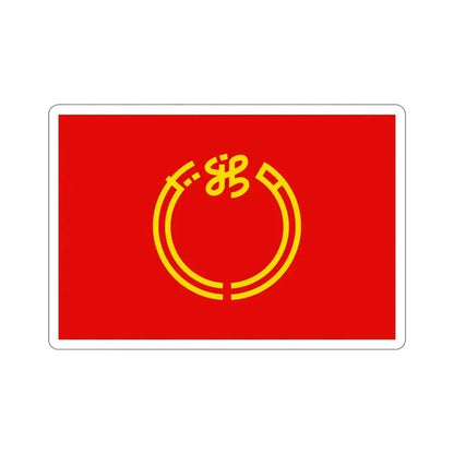 Flag of Niigata Prefecture Japan STICKER Vinyl Die-Cut Decal 6 Inch - The Sticker Space