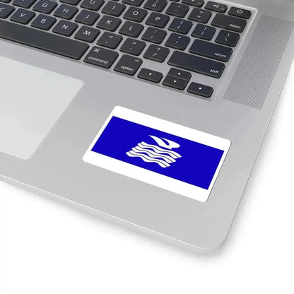 Flag of Ningbo 1997 (China) STICKER Vinyl Kiss-Cut Decal - The Sticker Space