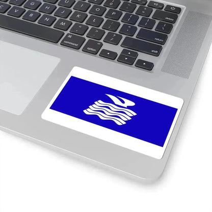 Flag of Ningbo 1997 (China) STICKER Vinyl Kiss-Cut Decal - The Sticker Space