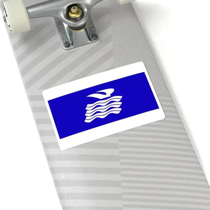 Flag of Ningbo 1997 (China) STICKER Vinyl Kiss-Cut Decal - The Sticker Space