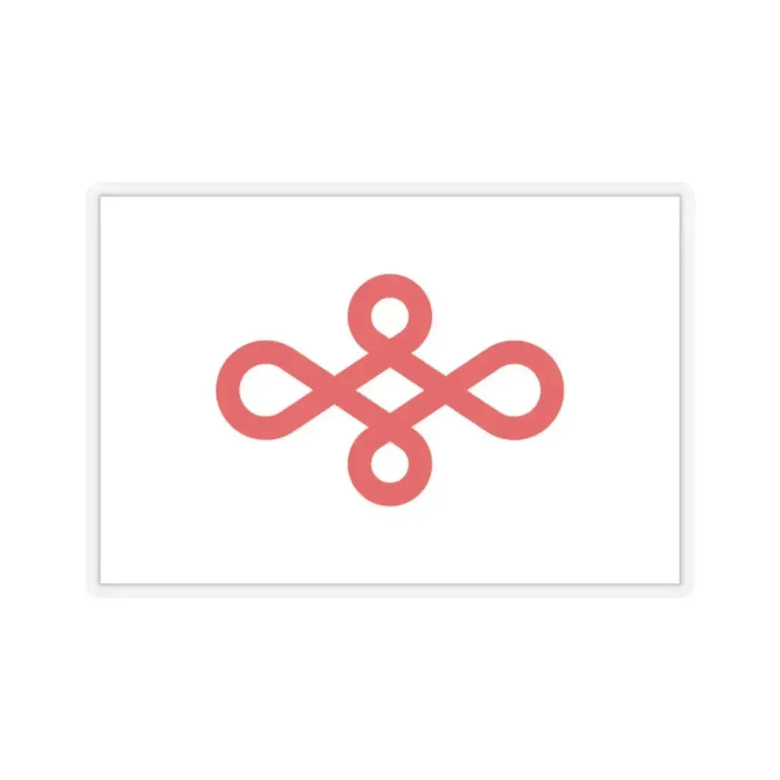 Flag of Nishio Japan - STICKER Vinyl Kiss-Cut Decal 2 Inch Transparent - The Sticker Space