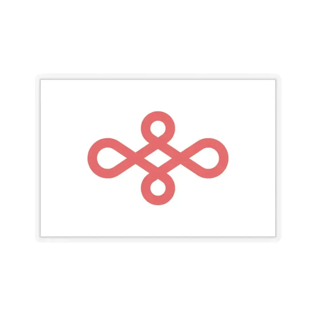 Flag of Nishio Japan - STICKER Vinyl Kiss-Cut Decal 3 Inch Transparent - The Sticker Space