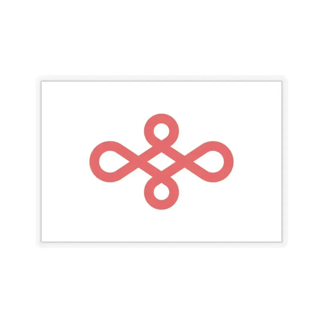 Flag of Nishio Japan - STICKER Vinyl Kiss-Cut Decal 4 Inch Transparent - The Sticker Space