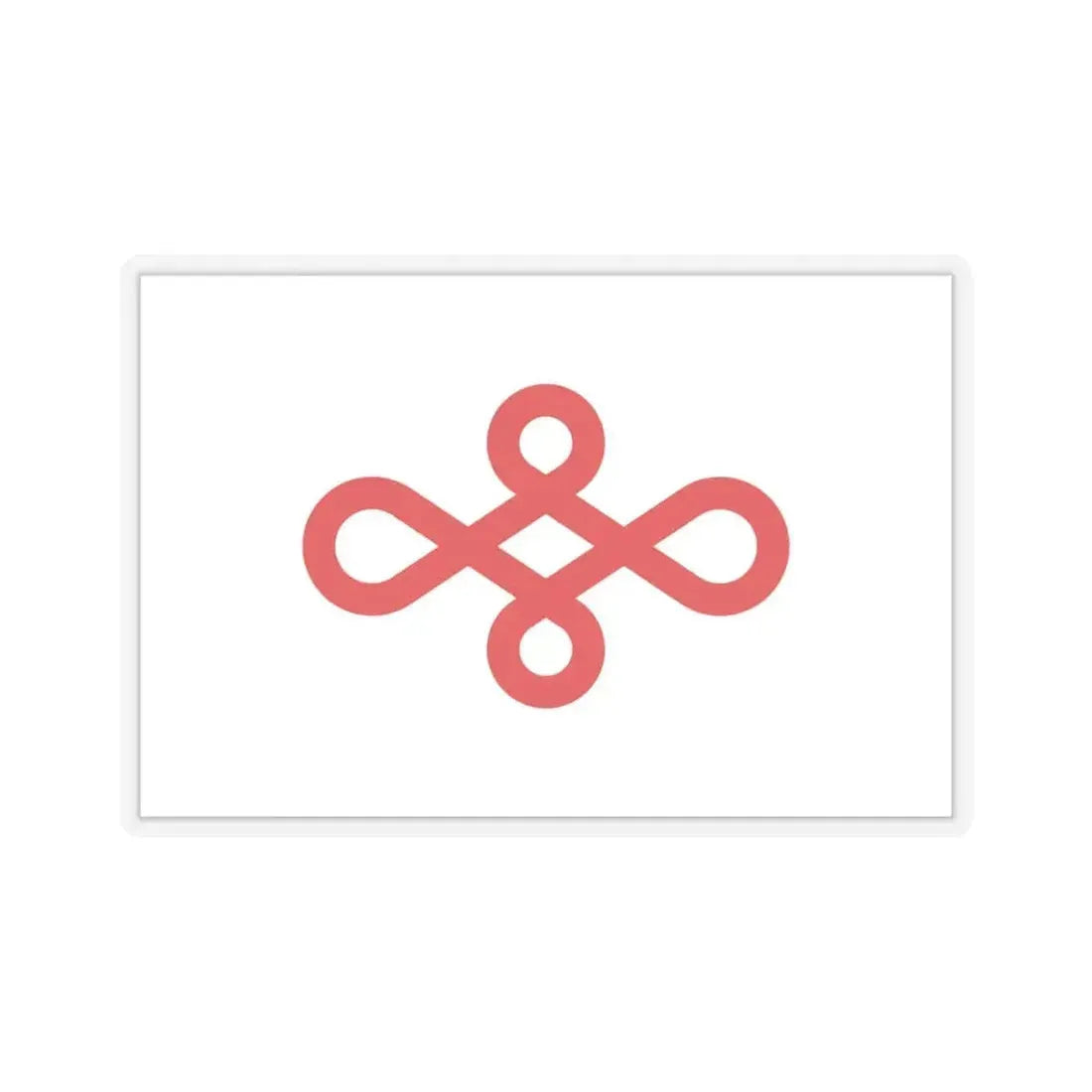 Flag of Nishio Japan - STICKER Vinyl Kiss-Cut Decal 6 Inch Transparent - The Sticker Space