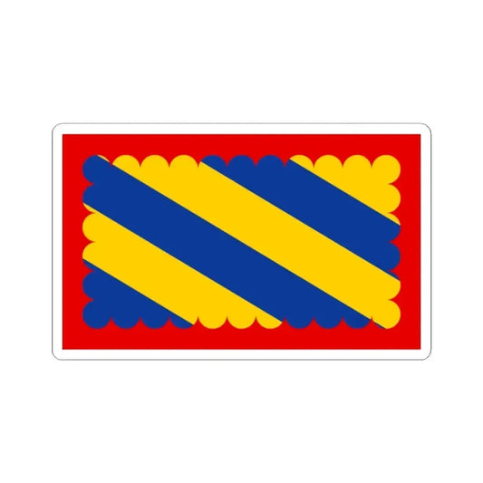 Flag of Nivernais (Belgium) STICKER Vinyl Kiss-Cut Decal 2 Inch White - The Sticker Space