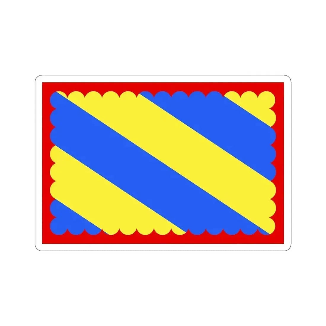 Flag of Nièvre France 2 STICKER Vinyl Die-Cut Decal - The Sticker Space