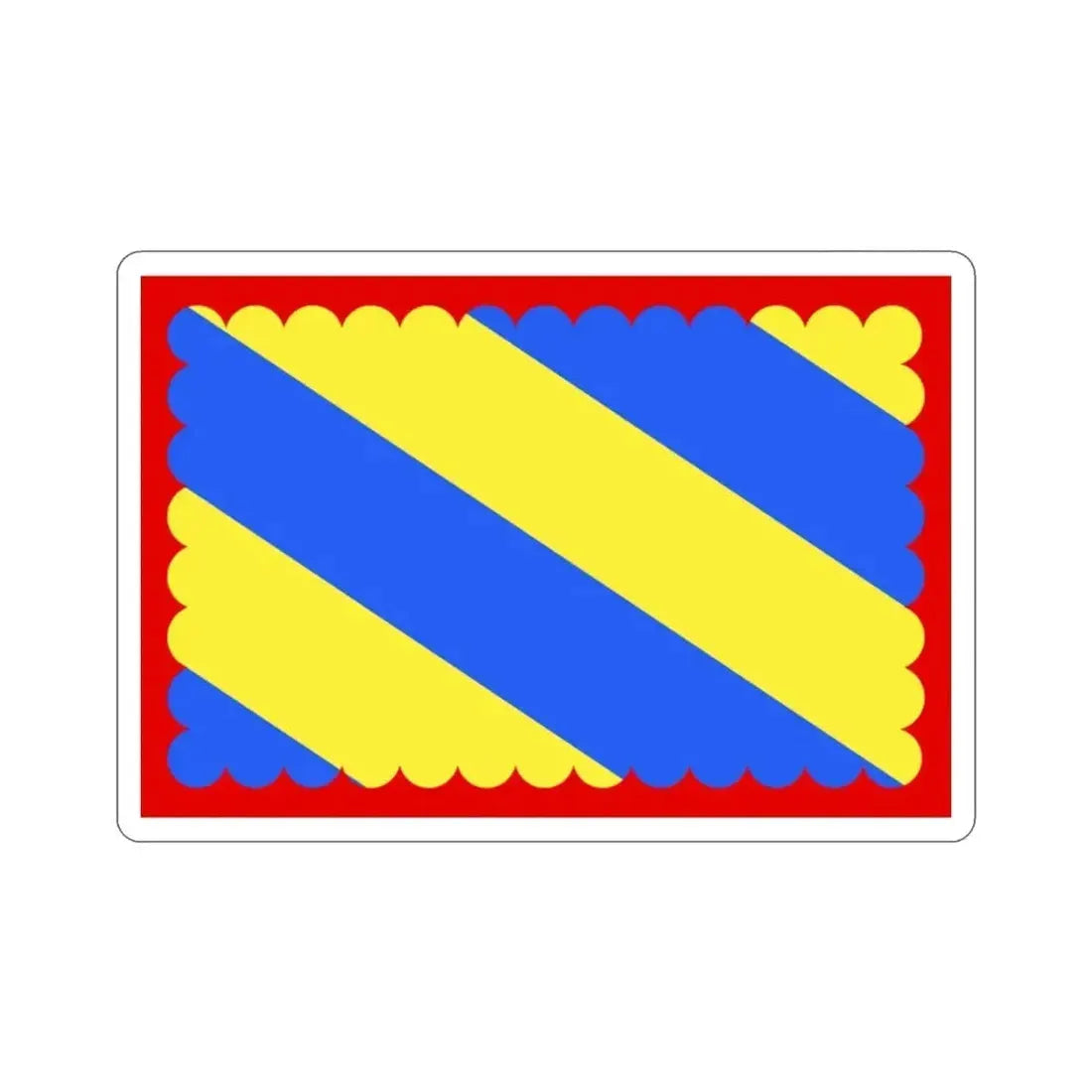 Flag of Nièvre France 2 STICKER Vinyl Die-Cut Decal - The Sticker Space