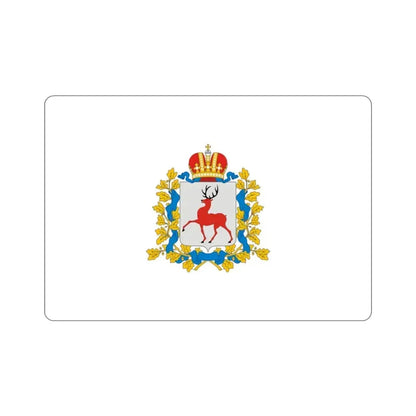 Flag of Nizhny Novgorod Oblast Russia STICKER Vinyl Die-Cut Decal 2 Inch - The Sticker Space