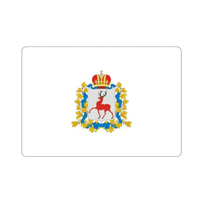Flag of Nizhny Novgorod Oblast Russia STICKER Vinyl Die-Cut Decal - The Sticker Space