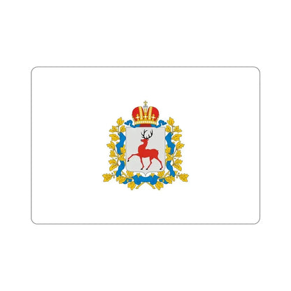 Flag of Nizhny Novgorod Oblast Russia STICKER Vinyl Die-Cut Decal - The Sticker Space