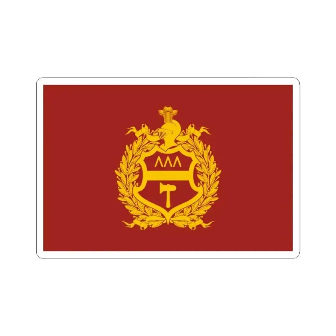 Flag of Nizhny Tagil Russia - STICKER Vinyl Kiss-Cut Decal 2 Inch White - The Sticker Space