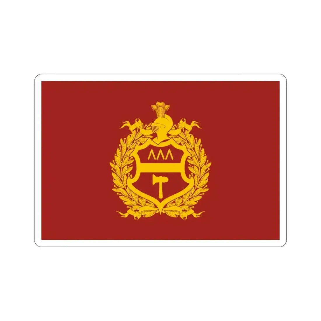 Flag of Nizhny Tagil Russia - STICKER Vinyl Kiss-Cut Decal 6 Inch White - The Sticker Space