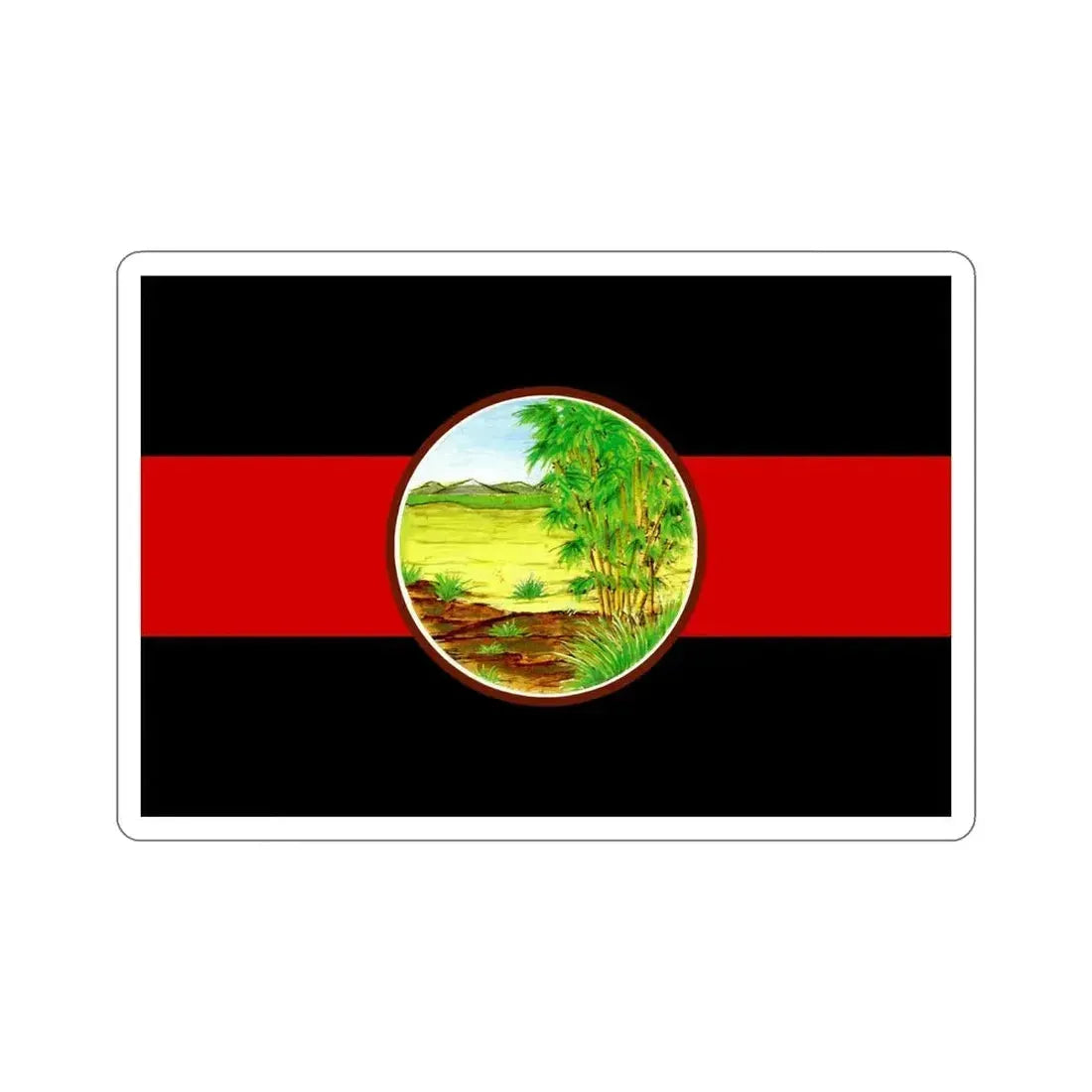 Flag of Nong Khai Province Thailand STICKER Vinyl Die-Cut Decal 6 Inch - The Sticker Space