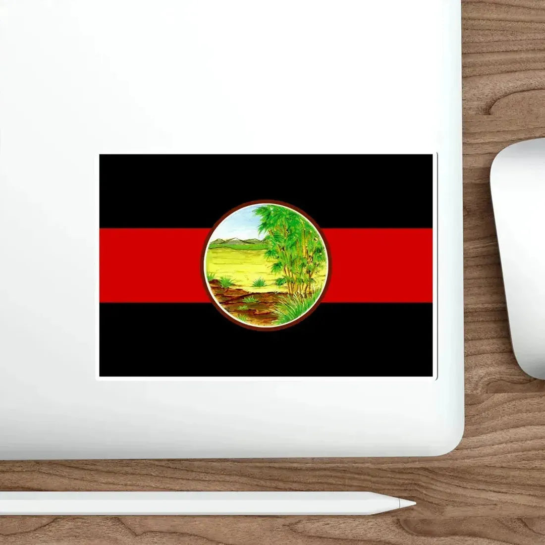 Flag of Nong Khai Province Thailand STICKER Vinyl Die-Cut Decal - The Sticker Space