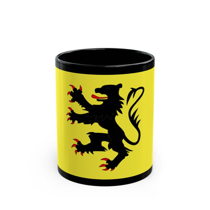 Flag of Nord France 2 - Black Coffee Mug-11oz-The Sticker Space