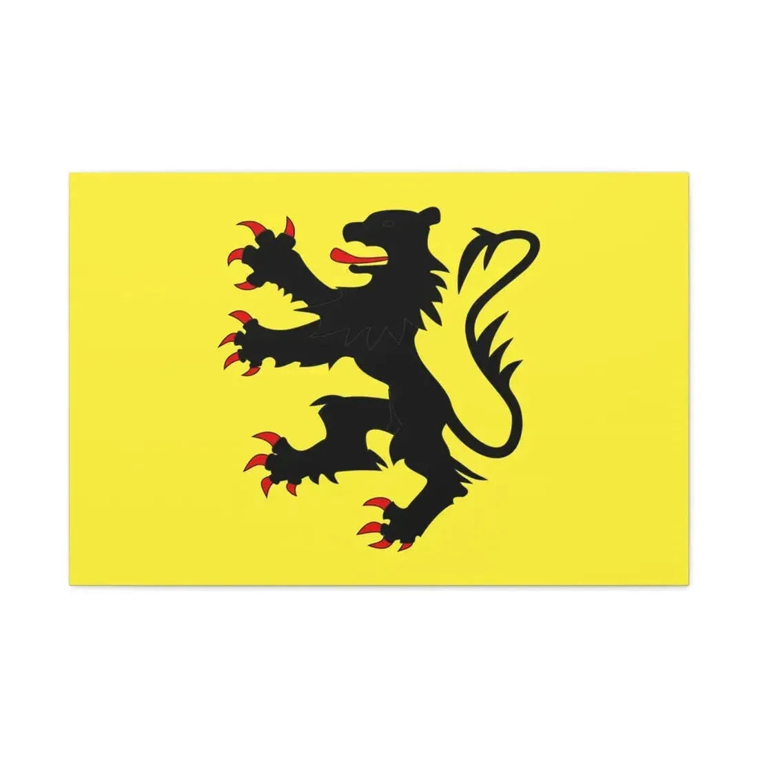 Flag of Nord France 2 - Canvas Wall Art 36" x 24" 1.25" - The Sticker Space