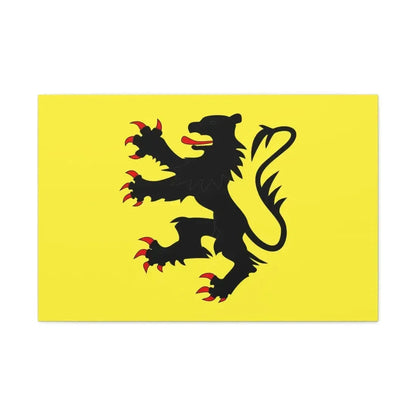 Flag of Nord France 2 - Canvas Wall Art 36" x 24" 1.25" - The Sticker Space