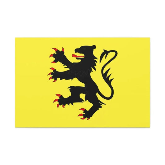 Flag of Nord France 2 - Canvas Wall Art 36" x 24" 1.25" - The Sticker Space