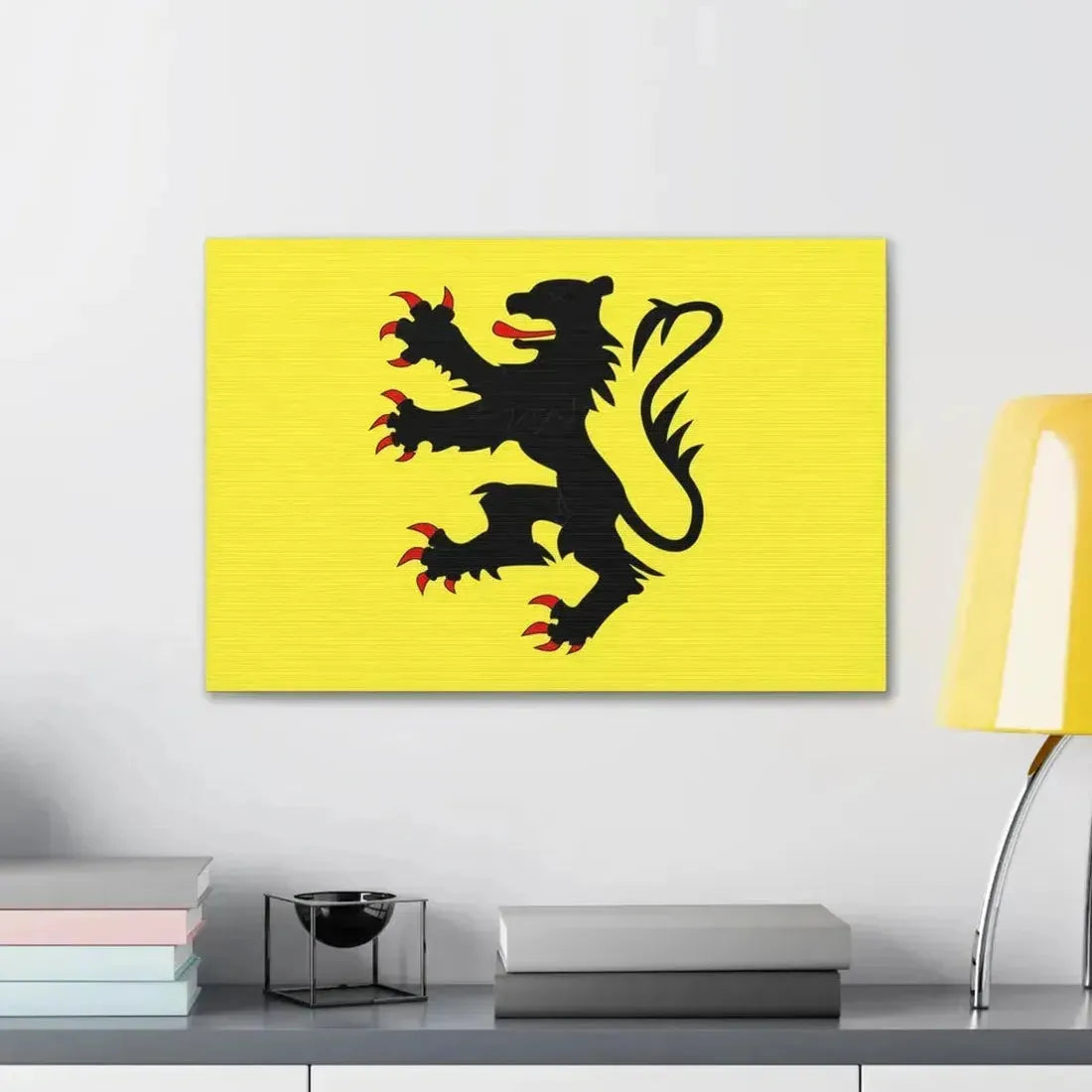 Flag of Nord France 2 - Canvas Wall Art - The Sticker Space