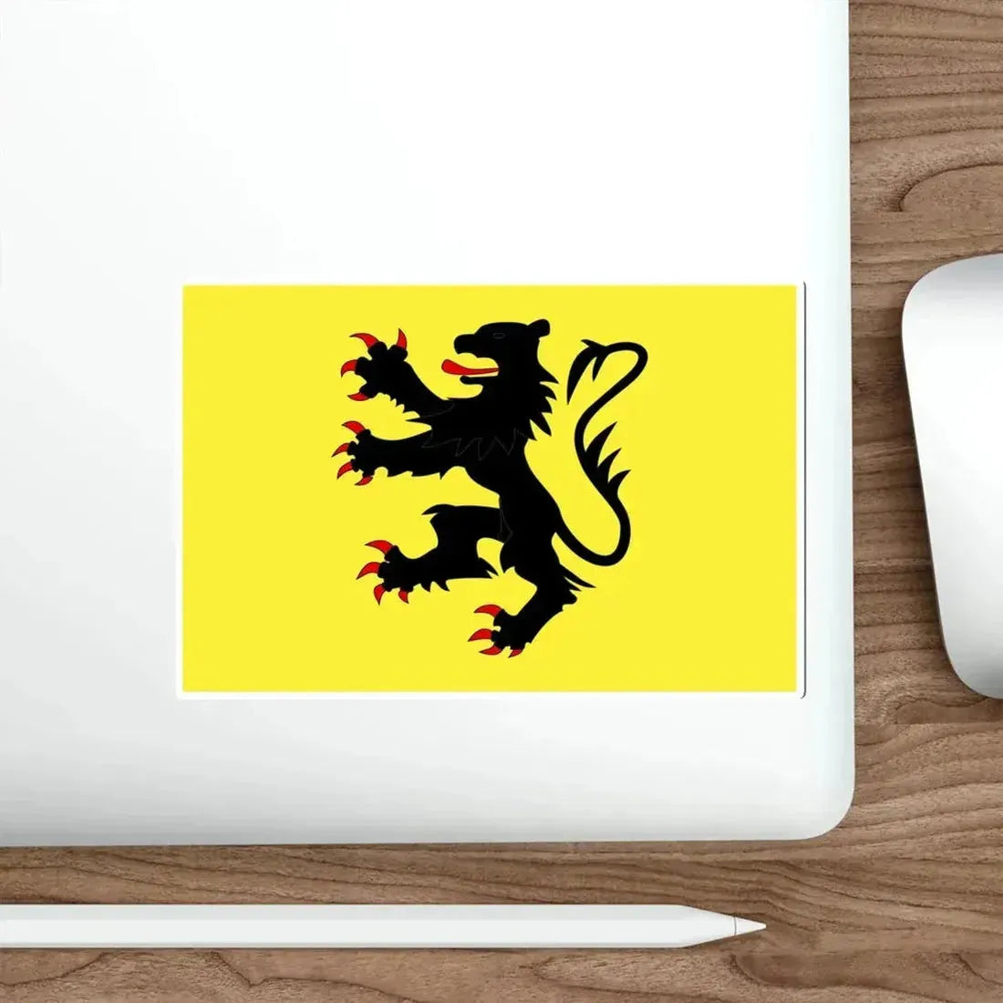 Flag of Nord France 2 STICKER Vinyl Die-Cut Decal - The Sticker Space