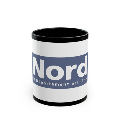 Flag of Nord France - Black Coffee Mug-11oz-The Sticker Space