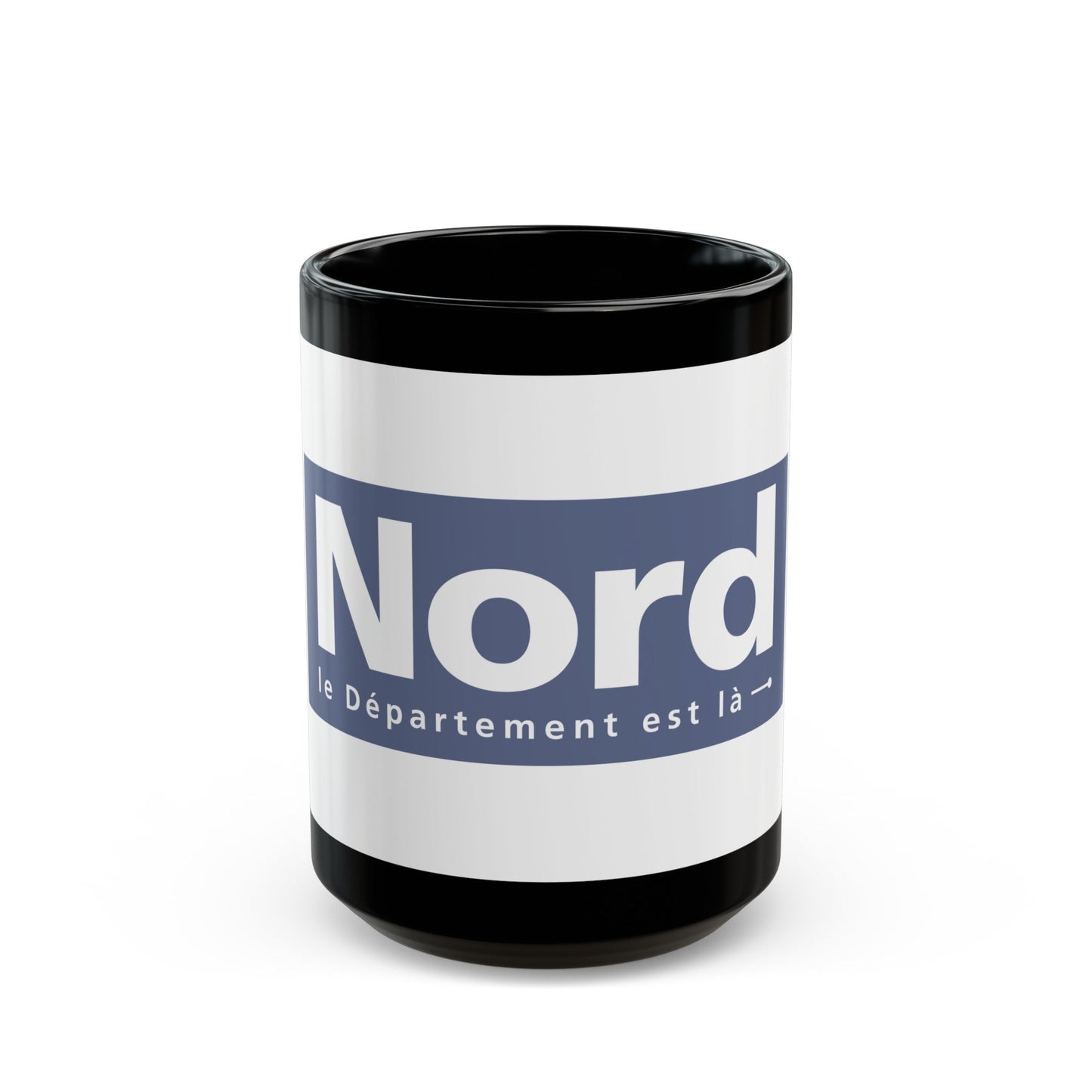 Flag of Nord France - Black Coffee Mug-15oz-The Sticker Space