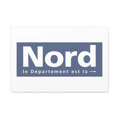 Flag of Nord France - Canvas Wall Art 30" x 20" 1.25" - The Sticker Space