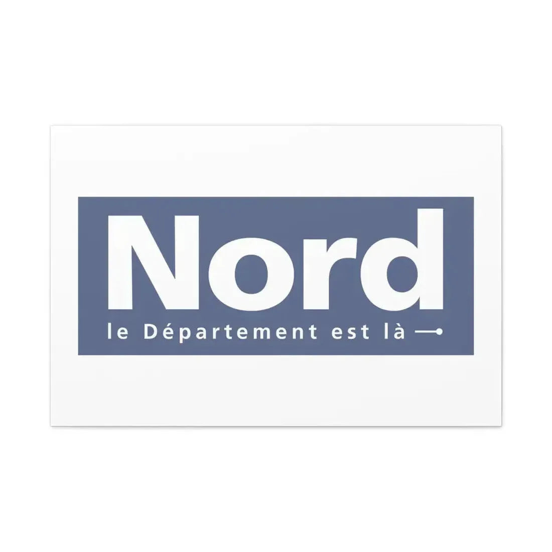 Flag of Nord France - Canvas Wall Art 36" x 24" 1.25" - The Sticker Space