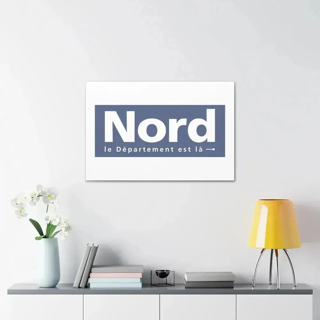Flag of Nord France - Canvas Wall Art - The Sticker Space