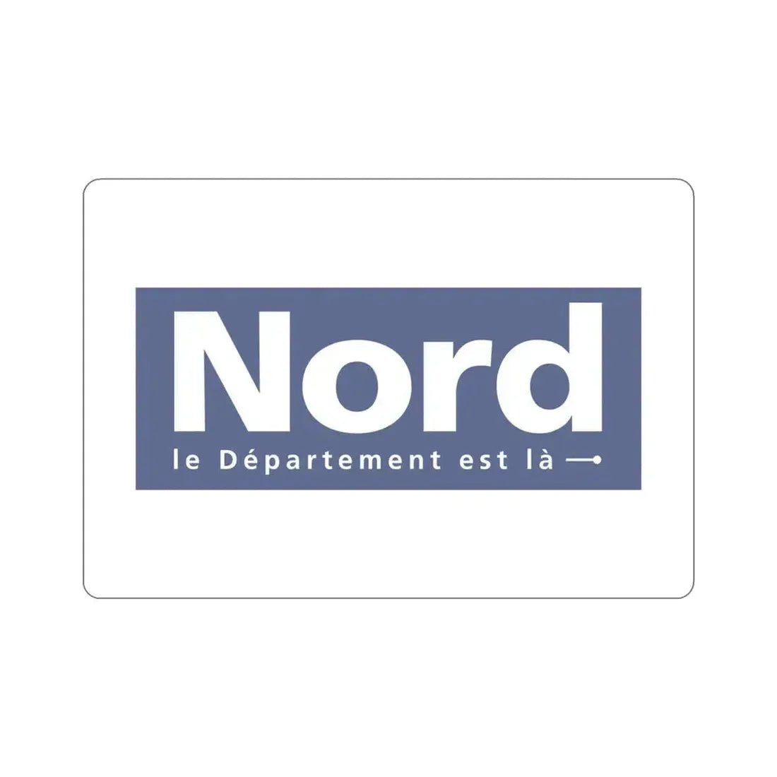 Flag of Nord France STICKER Vinyl Die-Cut Decal 4 Inch - The Sticker Space