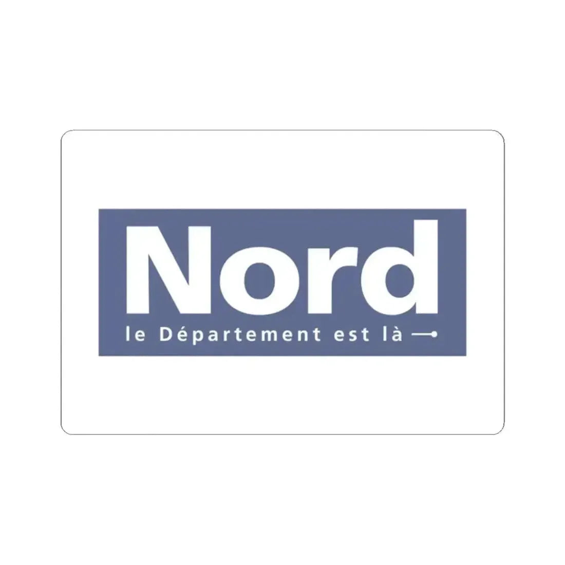 Flag of Nord France - STICKER Vinyl Kiss-Cut Decal 2 Inch White - The Sticker Space
