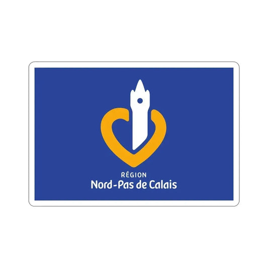 Flag of Nord Pas de Calais France 2 STICKER Vinyl Die-Cut Decal 6 Inch - The Sticker Space