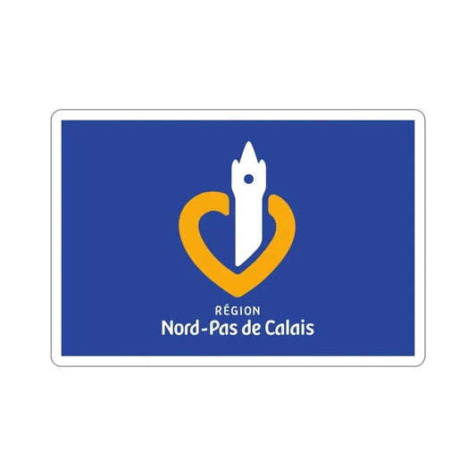 Flag of Nord Pas de Calais France 2 STICKER Vinyl Die-Cut Decal 6 Inch - The Sticker Space
