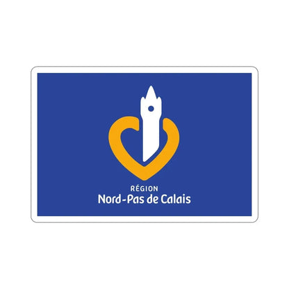 Flag of Nord Pas de Calais France 2 STICKER Vinyl Die-Cut Decal - The Sticker Space